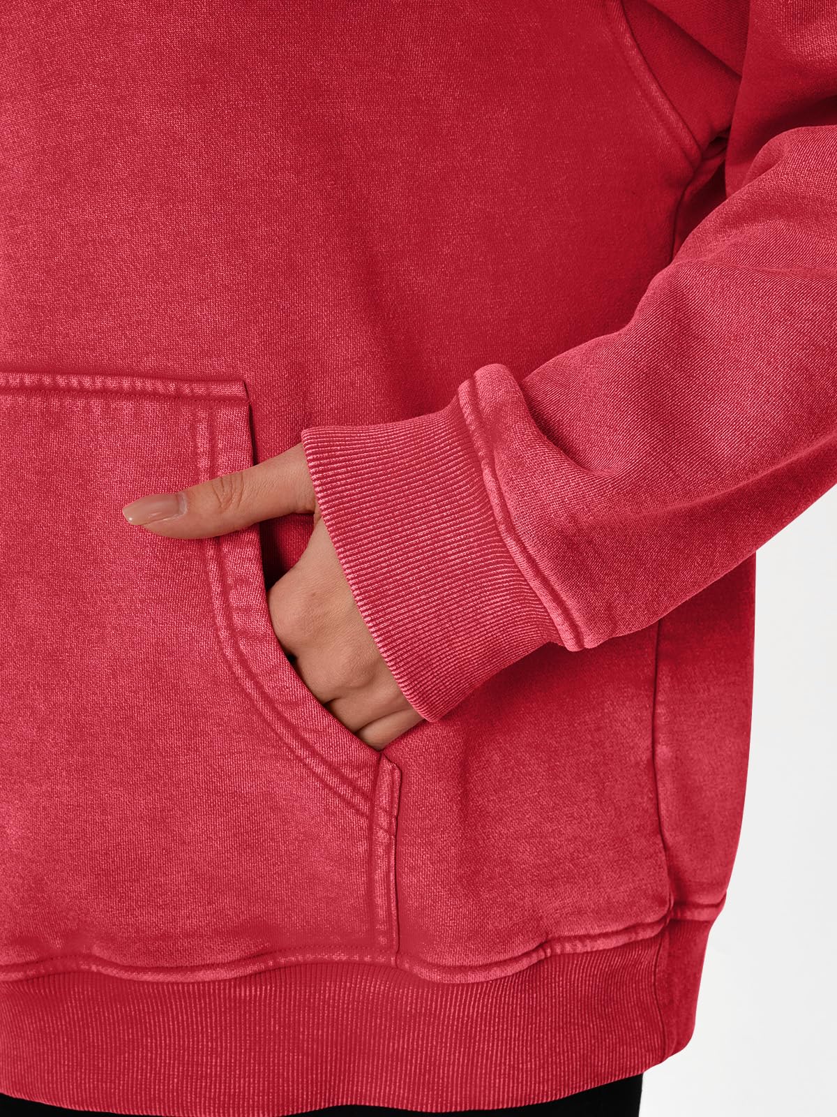 Oversized Acid Wash Hoodie