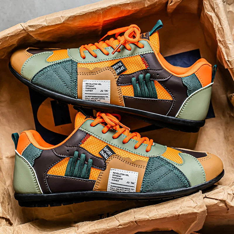 Monaco | Retro Colour-Block Sneakers