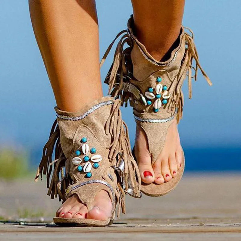Fringe Boho Sandals