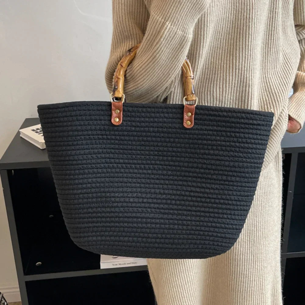 Ladies Woven Tote Bag