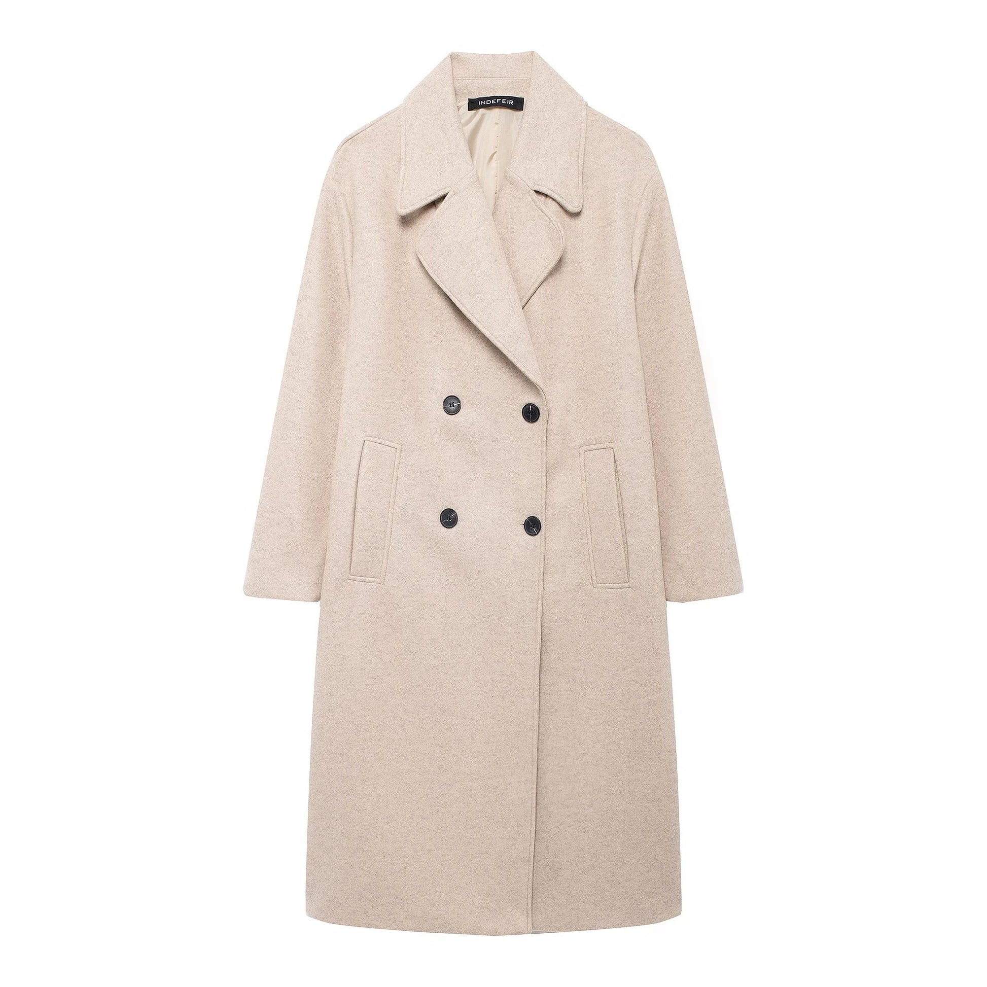 Sara™ Double-Breasted Coat Davin lUXE