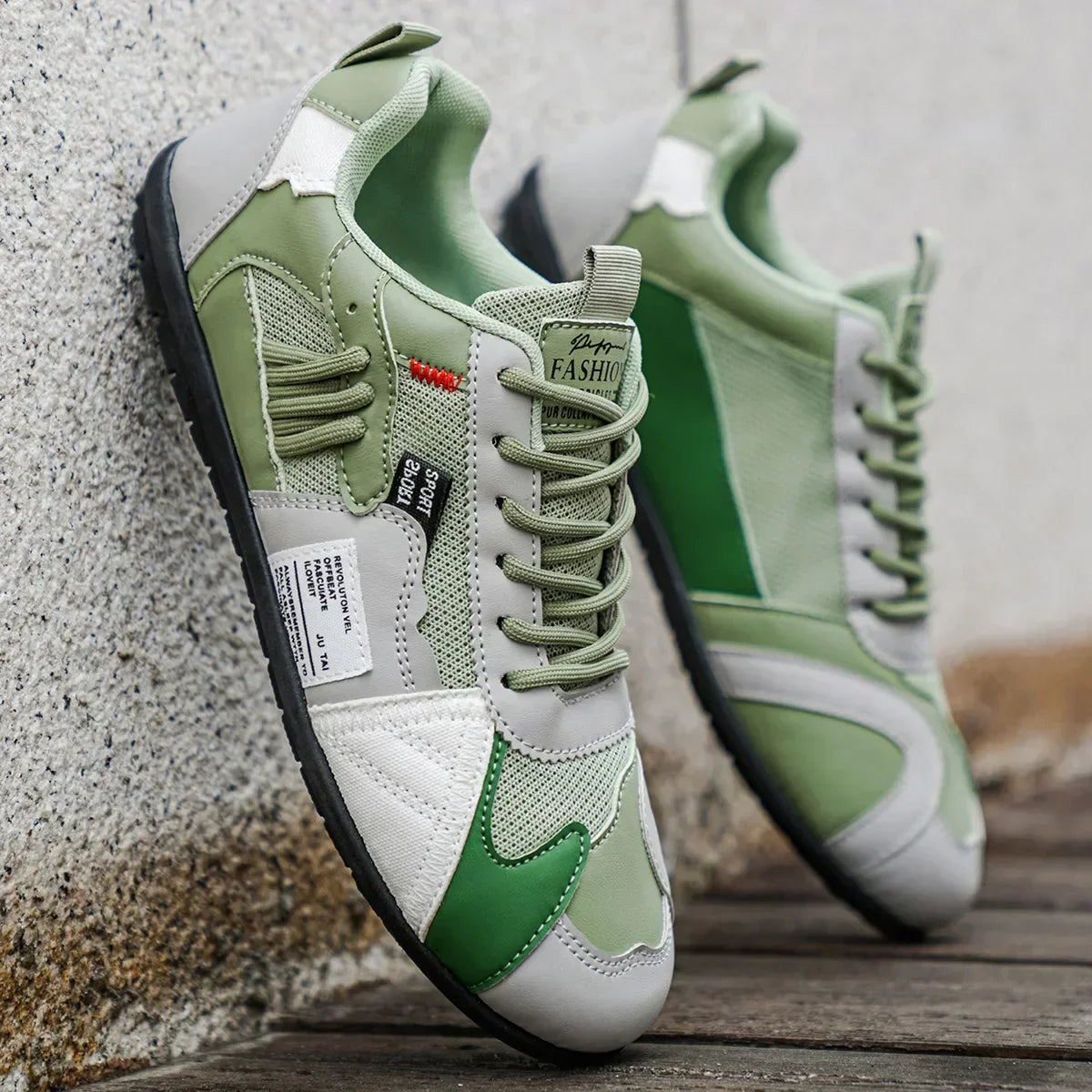 Monaco | Retro Colour-Block Sneakers