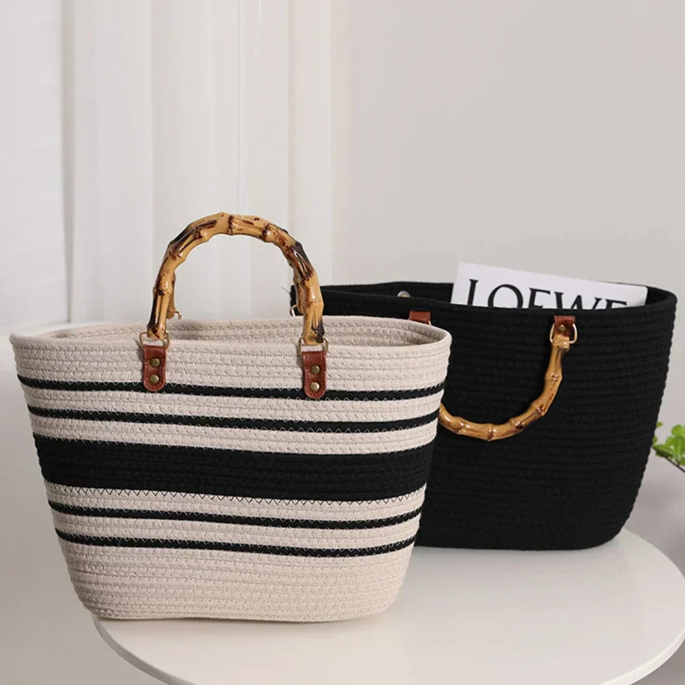Ladies Woven Tote Bag