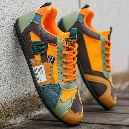 Monaco | Retro Colour-Block Sneakers