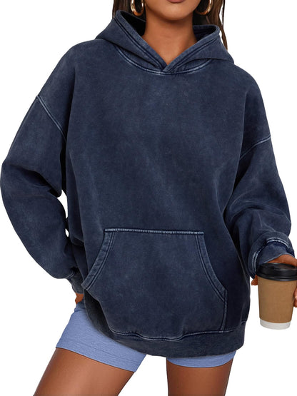 Oversized Acid Wash Hoodie