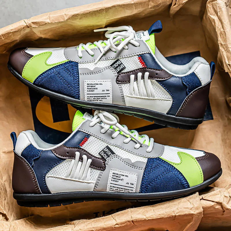 Monaco | Retro Colour-Block Sneakers