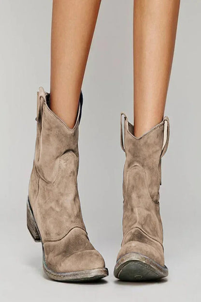 Paloma™ Vintage Western Ankle Boots My Store