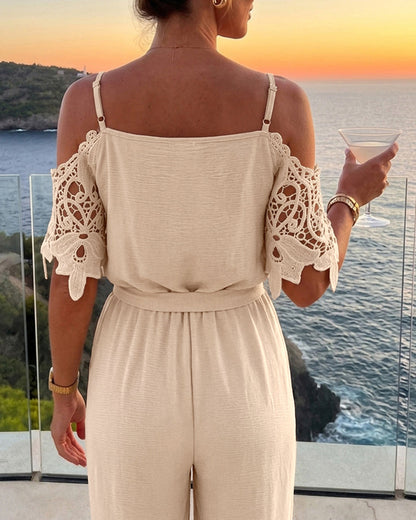 Guinevere Elegant Lace Jumpsuit