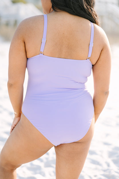 Blooming Beauty Swimsuit, Purple