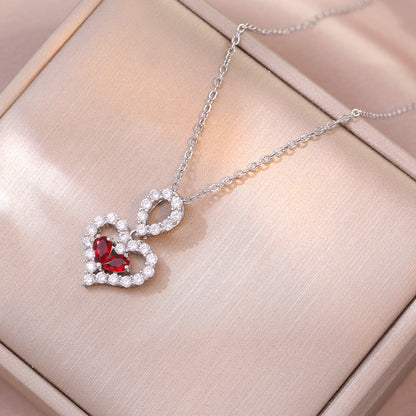 Crystal Heart Luxe Necklace