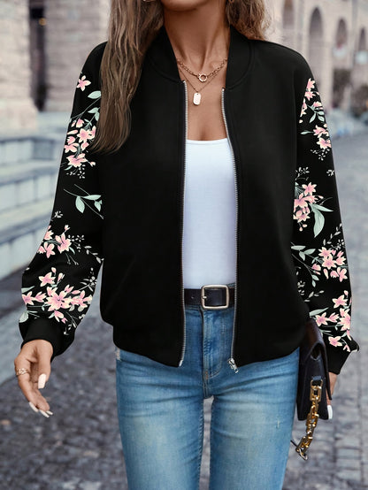 Kessia™ The Blooming Bomber Jacket Davin lUXE