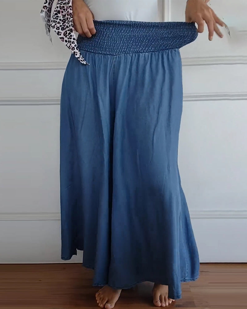 Oriantha - Pants with Elastic Waist