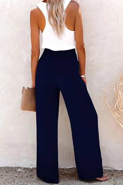 Auriline -Relaxed High-Waist Pants