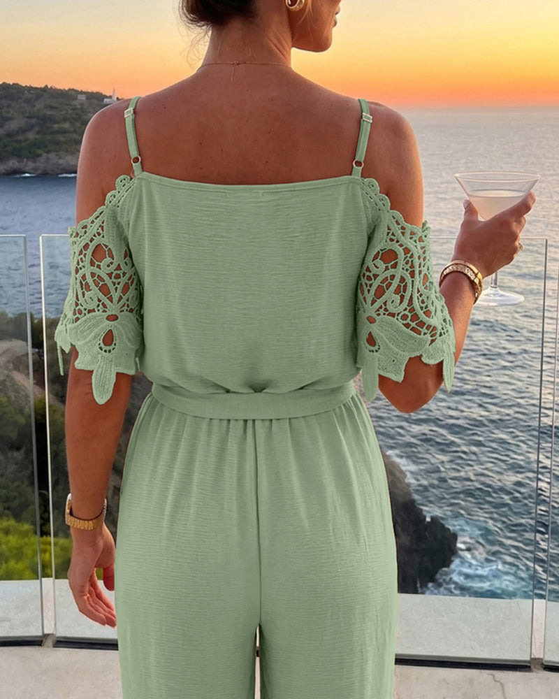 Guinevere Elegant Lace Jumpsuit