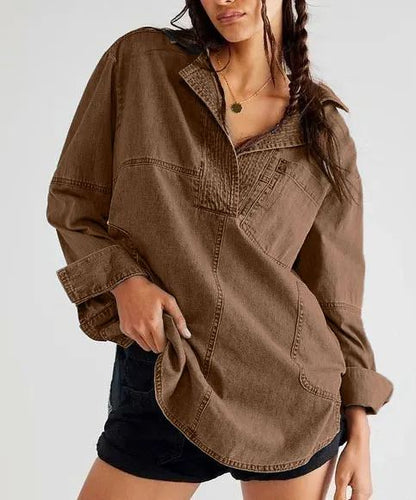 Davin™ Denim V-Neck Shirt
