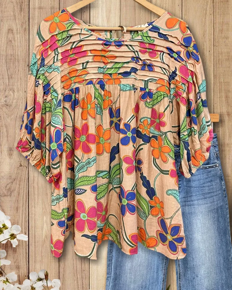 Timeless Floral Blouse