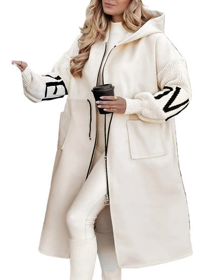 Leona™ Hooded Patchwork Jacket Davin lUXE