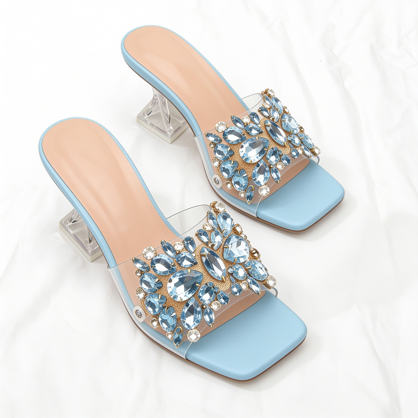 Francesca Jewel Heel pair view