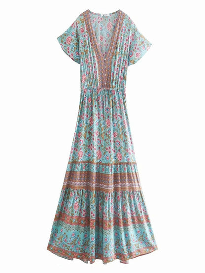 Vintage Boho Maxi Dress