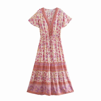 Vintage Boho Maxi Dress