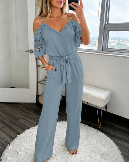 Guinevere Elegant Lace Jumpsuit