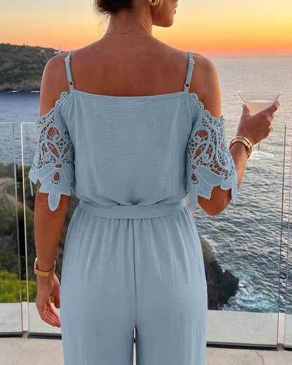 Guinevere Elegant Lace Jumpsuit