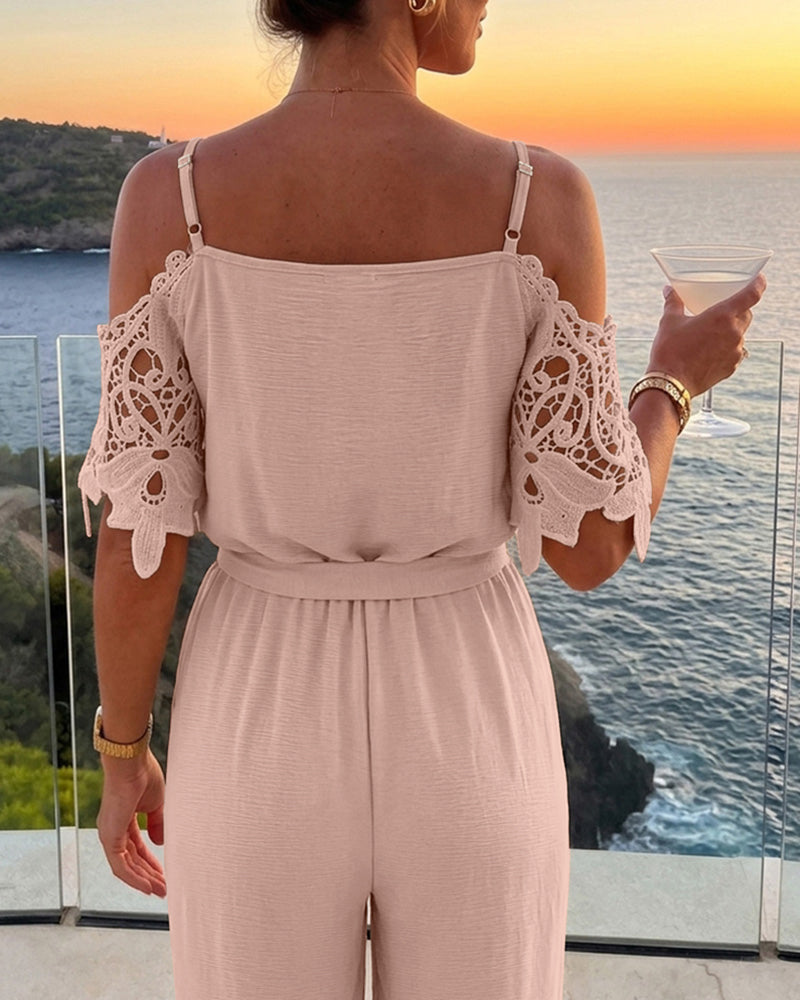 Guinevere Elegant Lace Jumpsuit