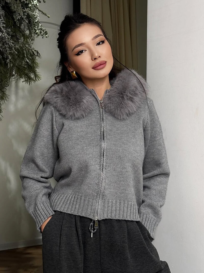 Alison faux fur Jacket SEAME