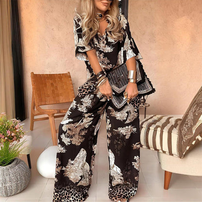 Serena Printed Two-Piece Set