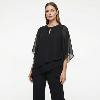 Marcella Asymmetric Hem Two-Piece Set