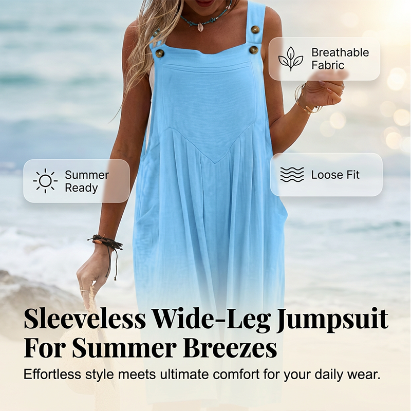 Summer Breeze Wide-Leg Jumpsuit