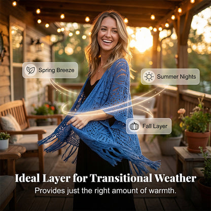 Coastal Breeze Knit Cover-Up