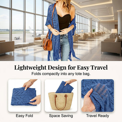 Coastal Breeze Knit Cover-Up