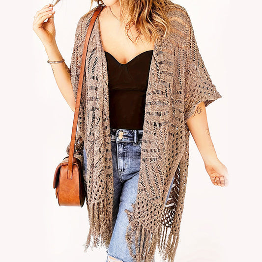 Coastal Breeze Knit Cover-Up