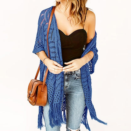 Coastal Breeze Knit Cover-Up