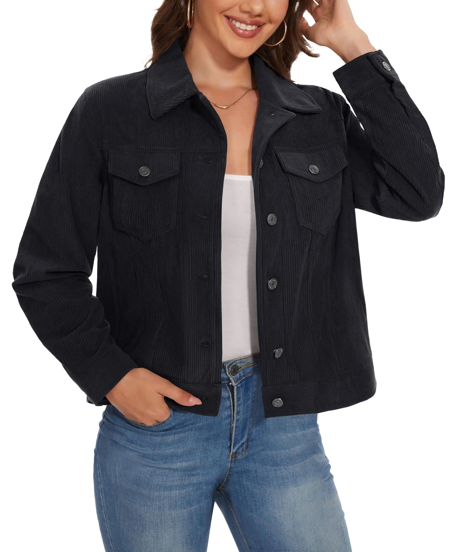 Corduroy Jacket Everglade Davin luxe